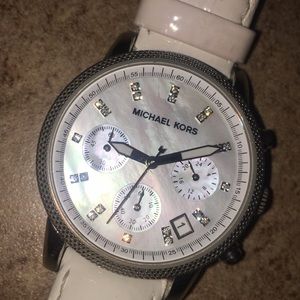 White opal Michael Kors watch